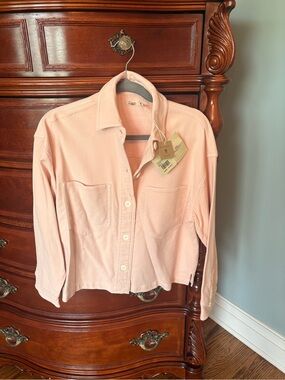 Faherty Peach colored Women's Shirt Jacket